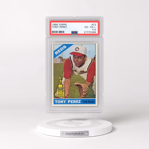1966 Topps #72 Tony Perez (PSA 4.5 VG-EX+)