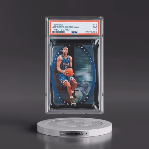 1996 Spx #T1 Anfernee Hardaway - Tribute Card (PSA 7 NM)