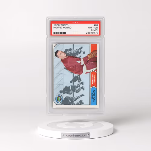 1968 Topps #82 Howie Young (PSA 8 NM-MT)