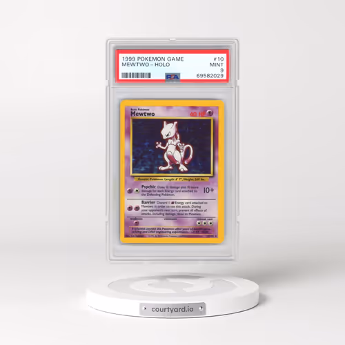 1999 Pokémon Game #10 Mewtwo - Holo (PSA 9 MINT)