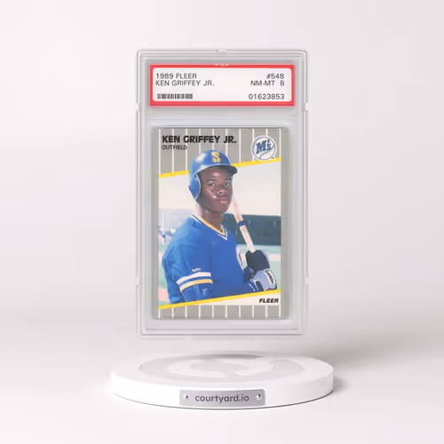 1989 Fleer #548 Ken Griffey Jr (PSA 8 NM-MT)