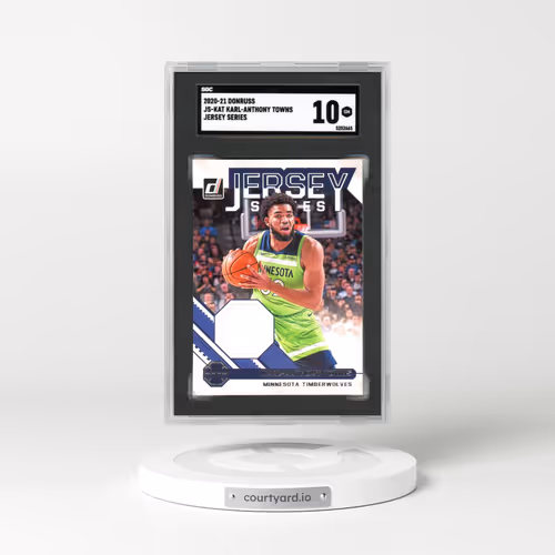 2020 Donruss #JS-KAT Karl-Anthony Towns - Jersey Series (SGC 10 GEM MINT)