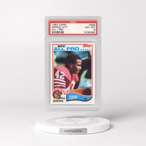 1982 Topps #486 Ronnie Lott - All-Pro (PSA 8 NM-MT)