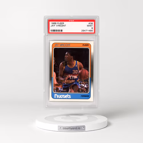 1988 Fleer #38 Jay Vincent (PSA 9 MINT)