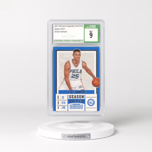 2017 Panini Contenders Draft Picks #3 Ben Simmons (CSG 9 MINT)