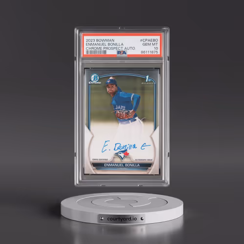 2023 Bowman Chrome Prospect Autographs #CPAEBO Enmanuel Bonilla (PSA 10 GEM MINT)