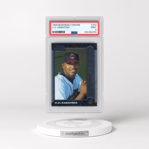 1999 Bowman Chrome #344 C.C. Sabathia (PSA 9 MINT)