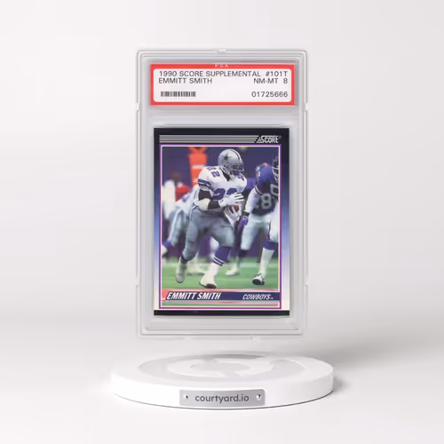 1990 Score Supplemental #101T Emmitt Smith (PSA 8 NM-MT)