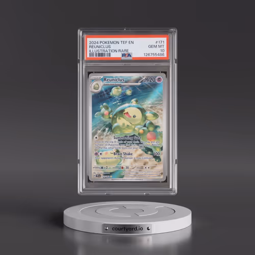 2024 Pokémon Tef EN-Temporal Forces #171 Reuniclus - Illustration Rare (PSA 10 GEM MINT)