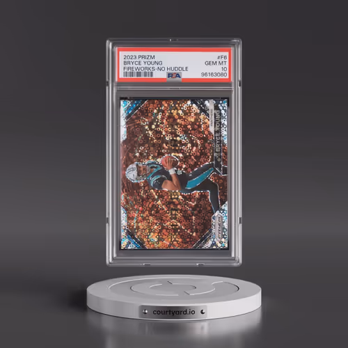 2023 Panini Prizm Fireworks #F6 Bryce Young - No Huddle (PSA 10 GEM MINT)