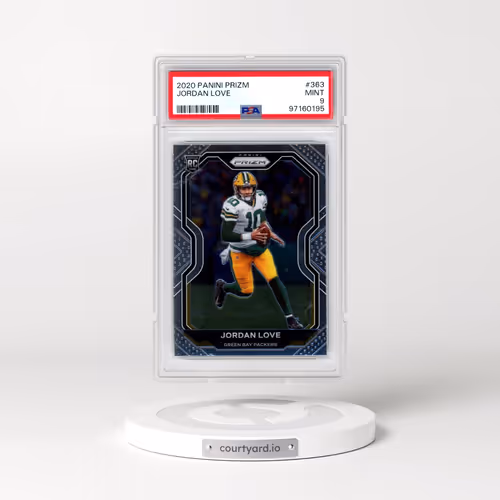 2020 Panini Prizm #363 Jordan Love (PSA 9 MINT)