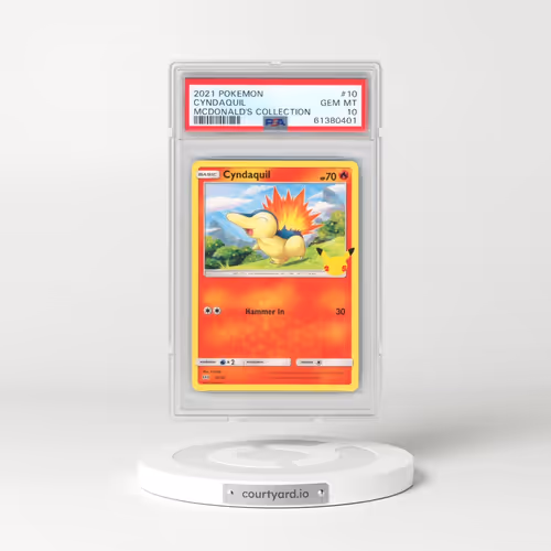 2021 Pokémon Mcdonald's Collection #10 Cyndaquil (PSA 10 GEM MINT)