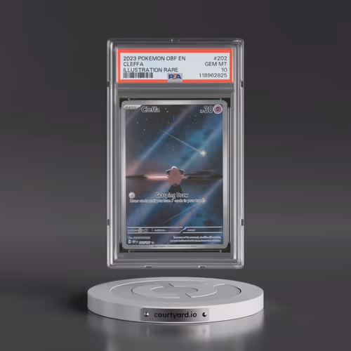 2023 Pokémon Obf EN-Obsidian Flames #202 Cleffa - Illustration Rare (PSA 10 GEM MINT)