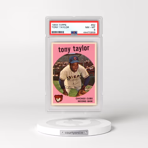 1959 Topps #62 Tony Taylor (PSA 8 NM-MT)