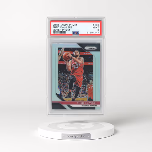 2018 Panini Prizm #103 Fred Vanvleet - Silver Prizm (PSA 9 MINT)