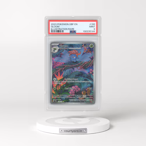 2023 Pokémon Obf EN-Obsidian Flames #198 Gloom - Illustration Rare (PSA 9 MINT)