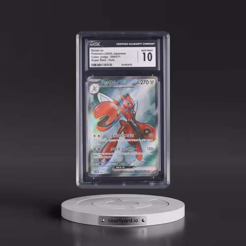 2024 Pokémon Sv5m-Cyber Judge #089 Scizor EX - Holo Super Rare (CGC 10 GEM MINT)