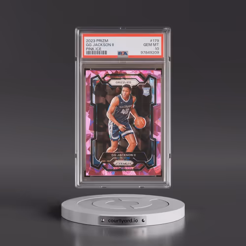 2023 Panini Prizm #179 GG Jackson II - Pink Ice (PSA 10 GEM MINT)
