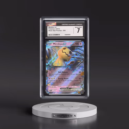 2023 Pokémon Svp EN-SV Black Star Promo #004 Mimikyu EX - Holo Mimikyu EX Sealed Product Promo (CGC