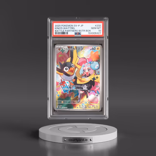 2025 Pokémon SV-P Promo #232 Iono's Wattrel - Battle Partners Booster Box (PSA 10 GEM MINT)