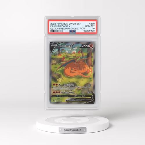 2022 Pokémon Swsh Black Star Promo #260 Charizard V - Holo Full Art Sword & Shield Ultra-Premium Collection-Charizard (PSA 10 GEM MINT)