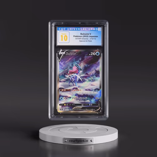 2022 VSTAR Universe #215/172 Suicune V - Special Art Rare Holo (CGC 10 PRISTINE)