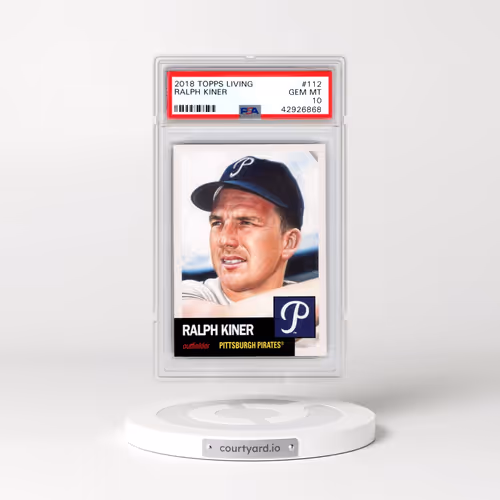 2018 Topps Living #112 Ralph Kiner (PSA 10 GEM MINT)