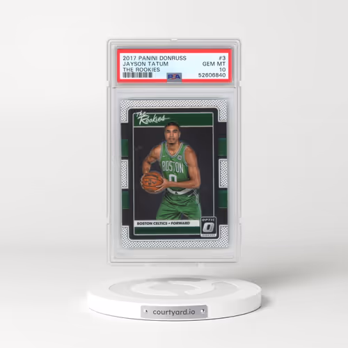 2017 Panini Donruss the Rookies #3 Jayson Tatum (PSA 10 GEM MINT)