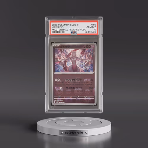 2023 Pokémon Sv2a-Pokemon 151 #150 Mewtwo - Reverse Holo Master Ball (PSA 10 GEM MINT)