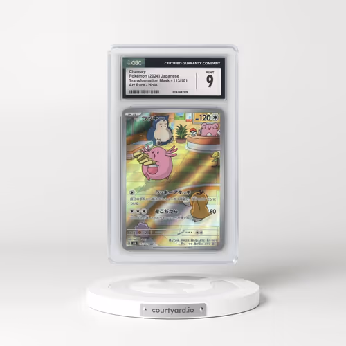 2024 Transformation Mask #113/101 Chansey - Art Rare Holo (CGC 9 MINT)