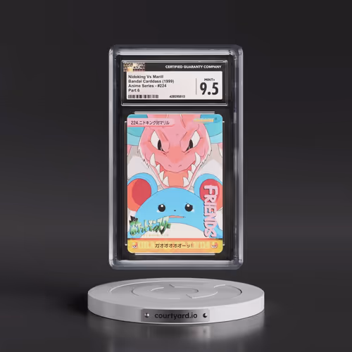 1998 Anime Series #224 Nidoking Vs Marill - Part 6 (CGC 9.5 MINT+)
