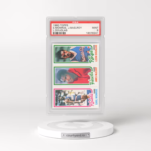 1980 Topps #63 E.Monroe, J.McElroy - L.Douglas (PSA 9 MINT)