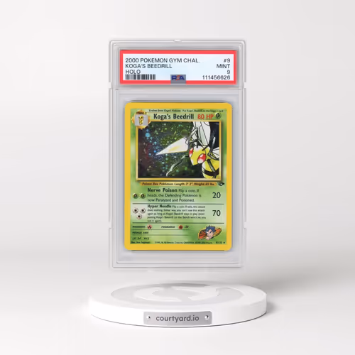 2000 Pokémon Gym Challenge #9 Koga's Beedrill - Holo (PSA 9 MINT)