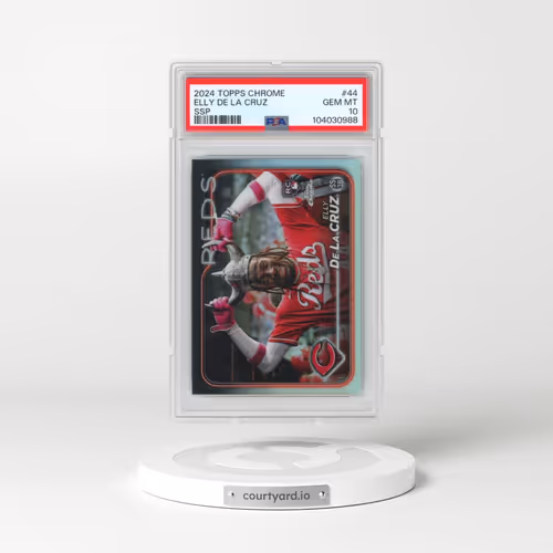 2024 Topps Chrome #44 Elly de La Cruz - Ssp (PSA 10 GEM MINT)