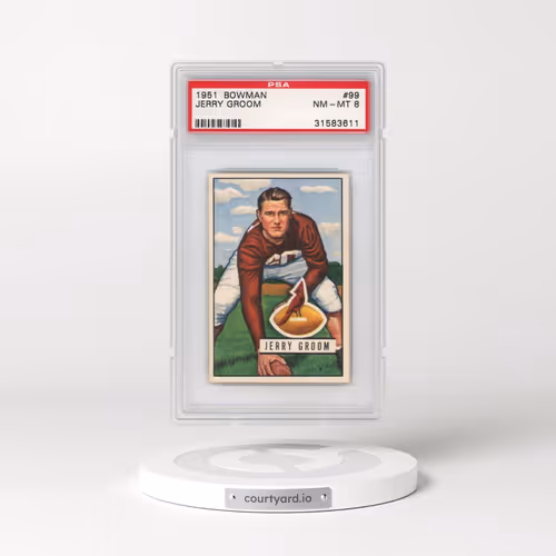 1951 Bowman #99 Jerry Groom (PSA 8 NM-MT)