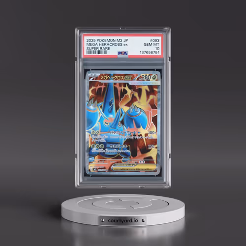 2025 Pokémon M2-Inferno X #093 Mega Heracross EX - Holo Super Rare (PSA 10 GEM MINT)