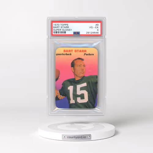1970 Topps Super Glossy #9 Bart Starr (PSA 4 VG-EX)