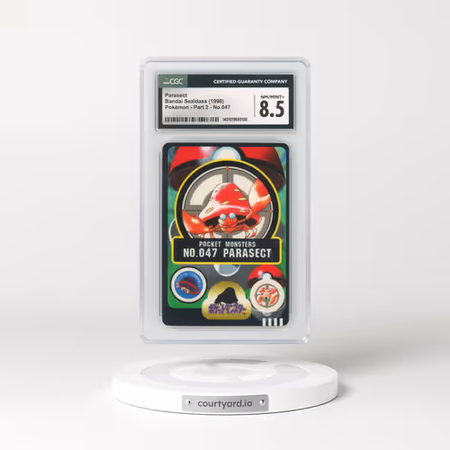 1998 Japanese Bandai Sealdass #47 Parasect (CGC 8.5 NM-MT+)