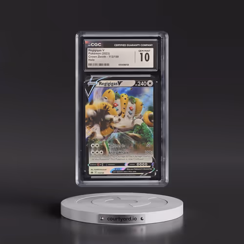 2023 Crown Zenith #113/159 Regigigas V - Holo (CGC 10 GEM MINT)