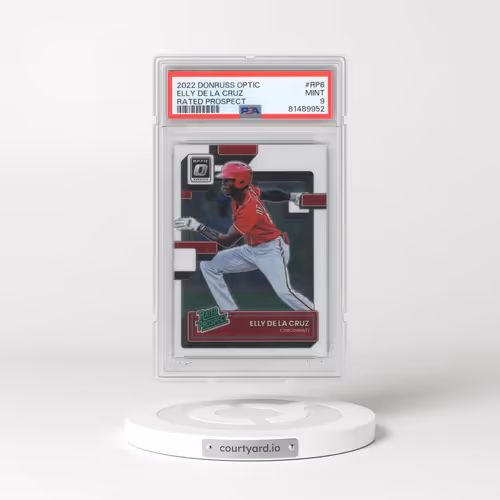 2022 Panini Donruss Optic Rated Prospect #RP6 Elly de La Cruz (PSA 9 MINT)