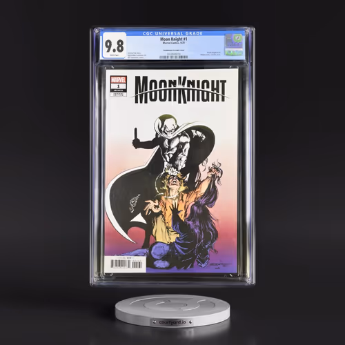 Moon Knight #1 CGC 9.8 White Pages (Marvel Comics, 9/21) - Universal Sienkiewicz Variant Cover