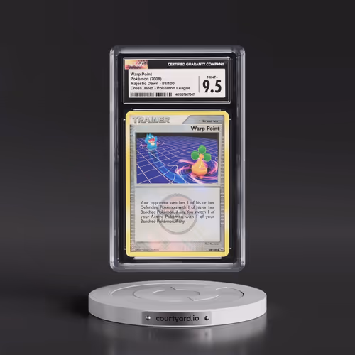 2008 Majestic Dawn #88/100 Warp Point - Pokémon League Crosshatch Holo (Cross. Holo) (CGC 9.5 MINT+)