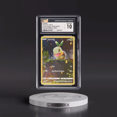 2023 Crown Zenith #GG31/GG70 Turtwig - Galarian Gallery Holo (CGC 10 GEM MINT)