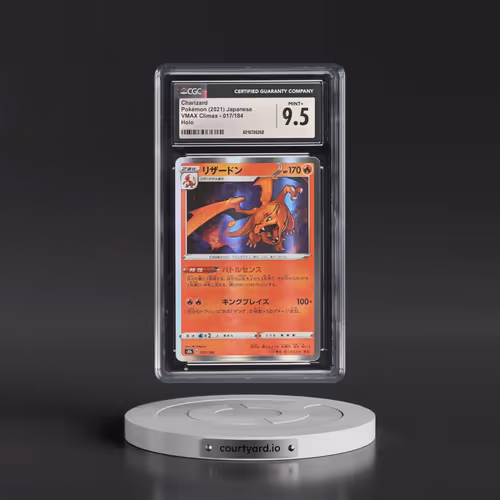 2021 VMAX Climax #017/184 Charizard - Line Holo (CGC 9.5 MINT+)