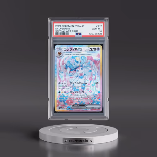 2024 Pokémon Sv8a-Terastal Fest EX #212 Sylveon EX - Holo Special Art Rare (PSA 10 GEM MINT)