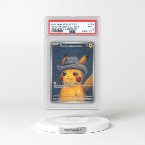 2023 Pokémon Svp EN-SV Black Star Promo #085 Pikachu With Grey Felt Hat - Pokemon X Van Gogh (PSA 9 MINT)
