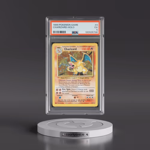 1999 Pokémon Game #4 Charizard - Holo (PSA 5 EX)