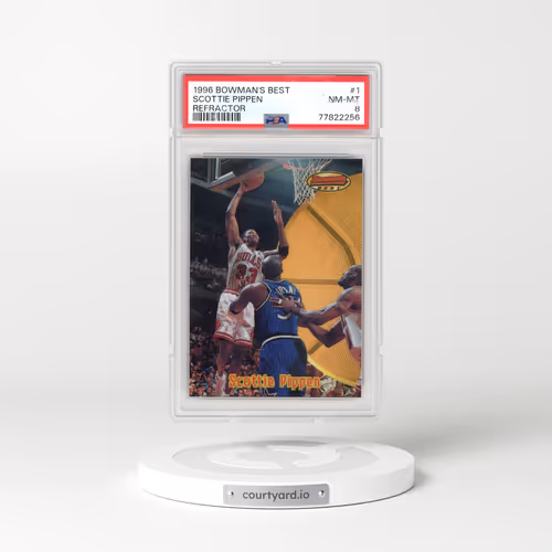 1996 Bowman's Best #1 Scottie Pippen - Refractor (PSA 8 NM-MT)