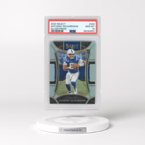 2023 Panini Select #440 Anthony Richardson - Silver Prizm (PSA 10 GEM MINT)
