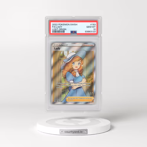 2022 Pokémon Sword & Shield Lost Origin #193 Lady - Full Art (PSA 10 GEM MINT)